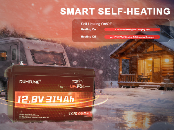 Dumfume 12V 314Ah Heated version