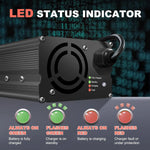 Dumfume 29.2V 20A LiFePO4 Battery Charger  Built-in Security Protection & Anderson Connector